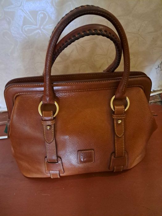 Сумка-саквояж фирмы Dooney&Bourke кожа
