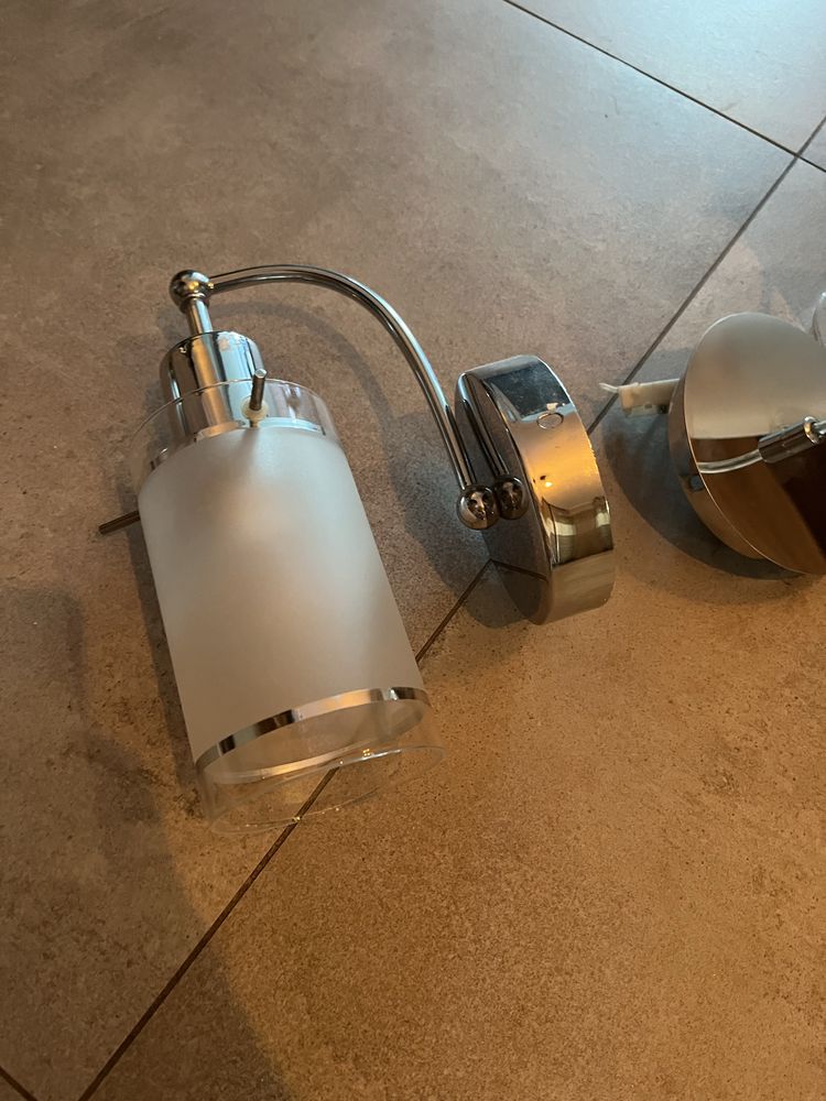 Lampa / kinkiet srebrny