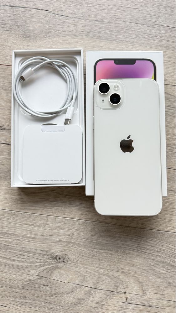 IPhone 14Plus 256gb white stan bdb