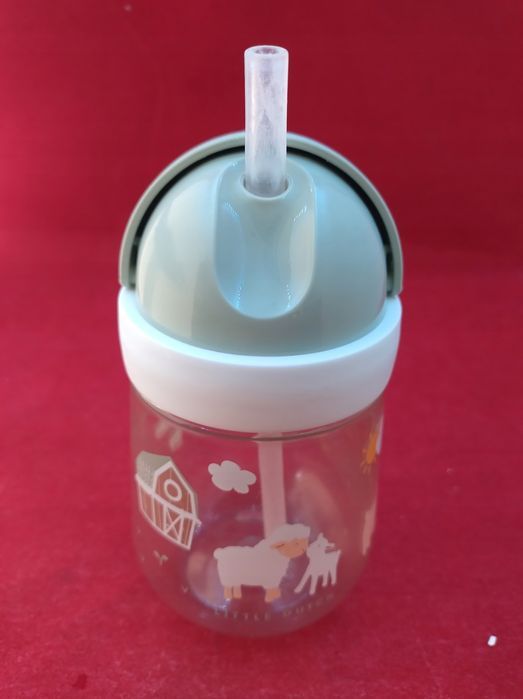 kubek dla dziecka mepal little dutch zielony wzorki rurka opis 300ml