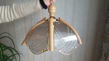 Lampa, żyrandol z żarówką