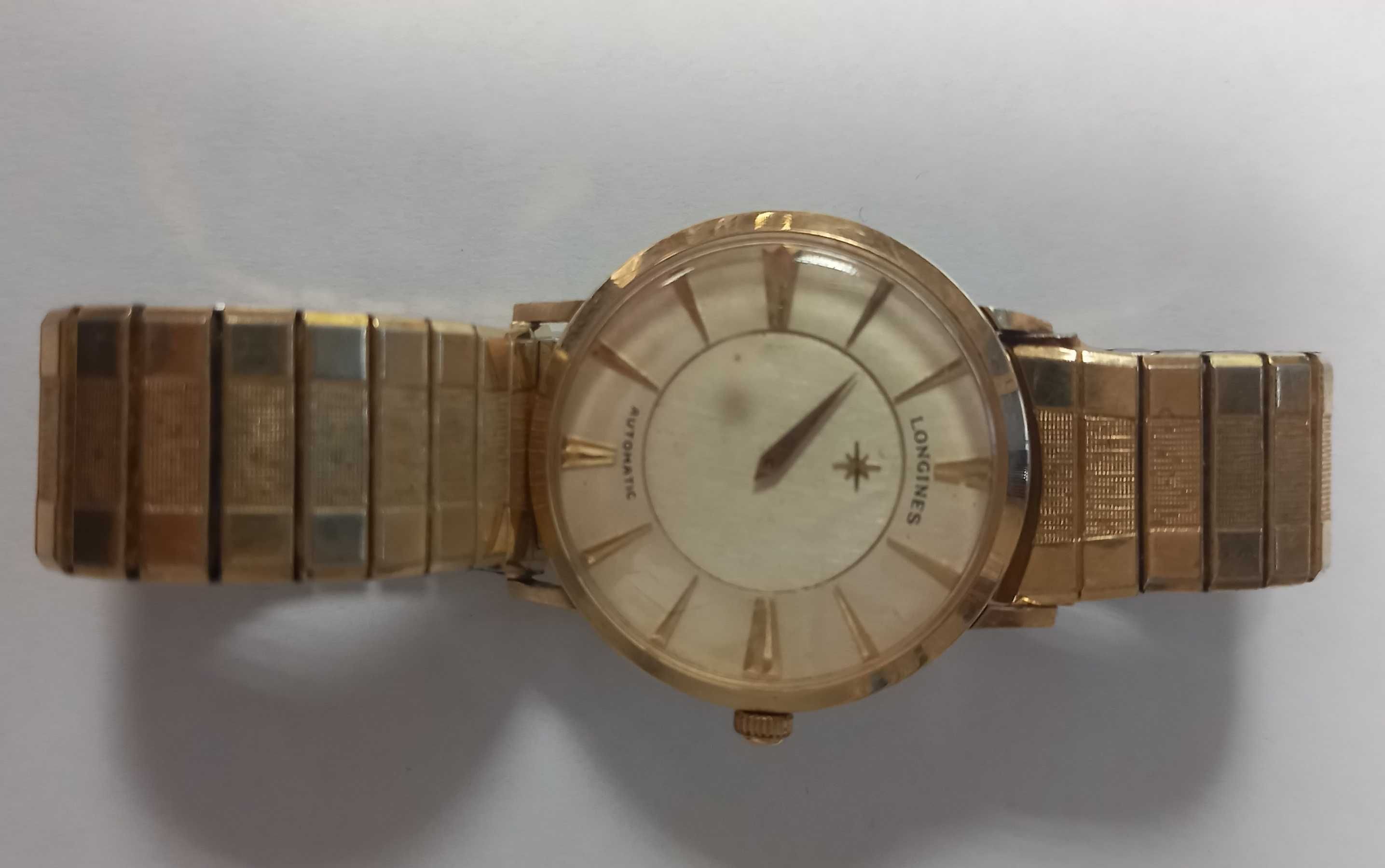 Longines automatic 10k gold filled