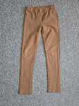 Spodnie MyBasic 122-128, karmelowe