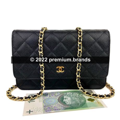 Torebka Chanel Wallet On Chain AP0250 skóra ziarnista