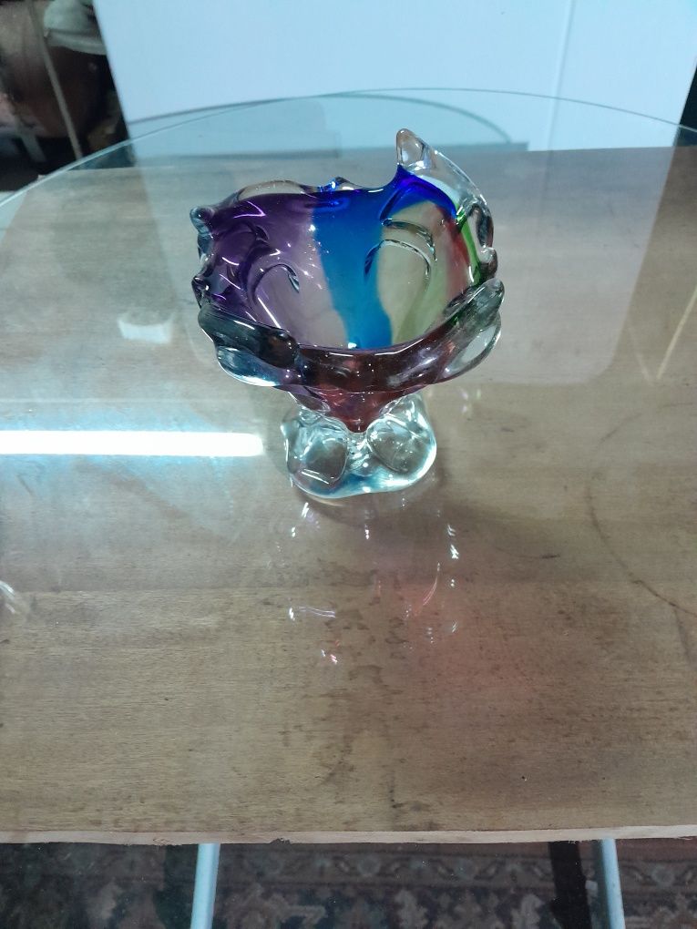 Pequena jarra cristal morano Stephens