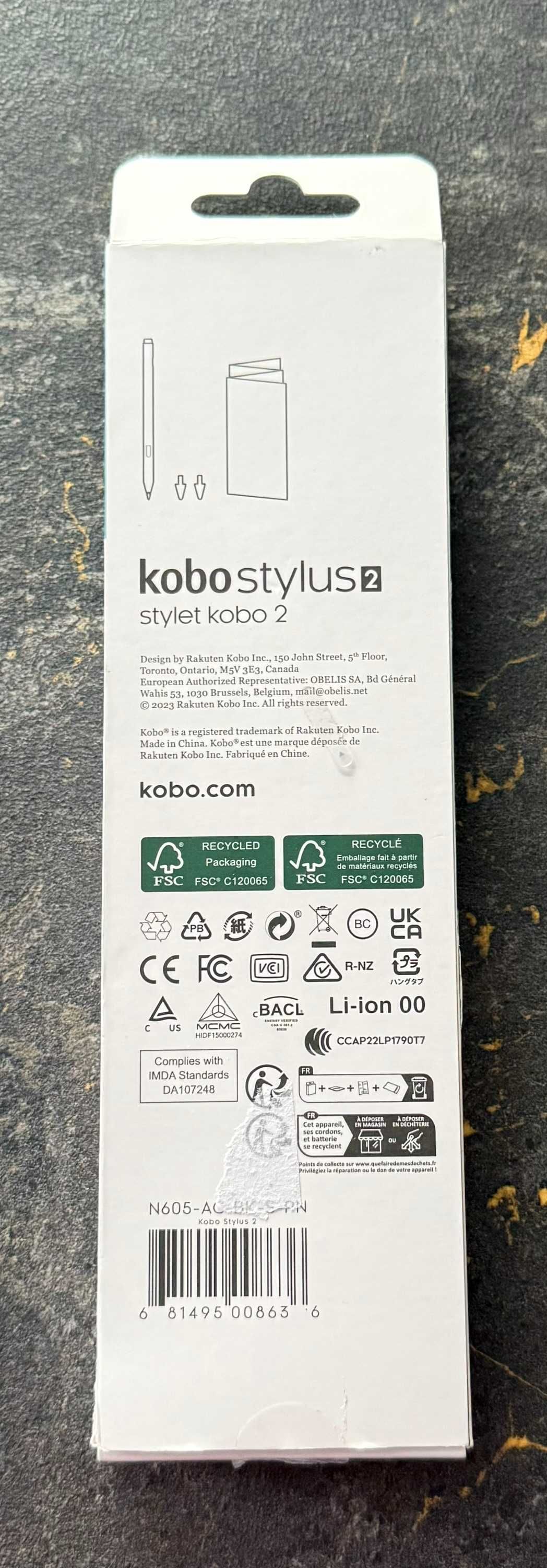 Rysik Rakuten Kobo Stylus 2 długopis do Libra Colour Sage Elipsa