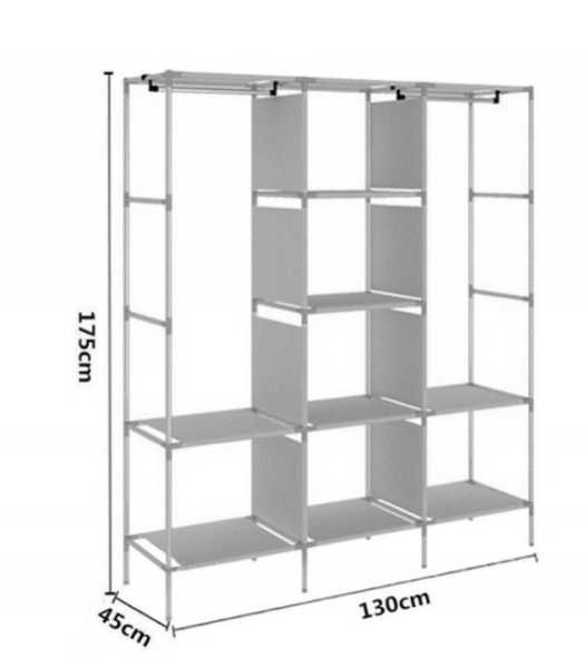 Шкаф тканевый складной 3 секции шафа тканинна