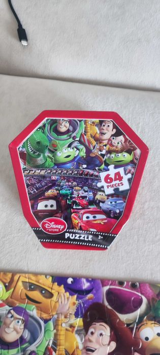 Puzzle, Cars, Auta, Disney, 64 elementy.