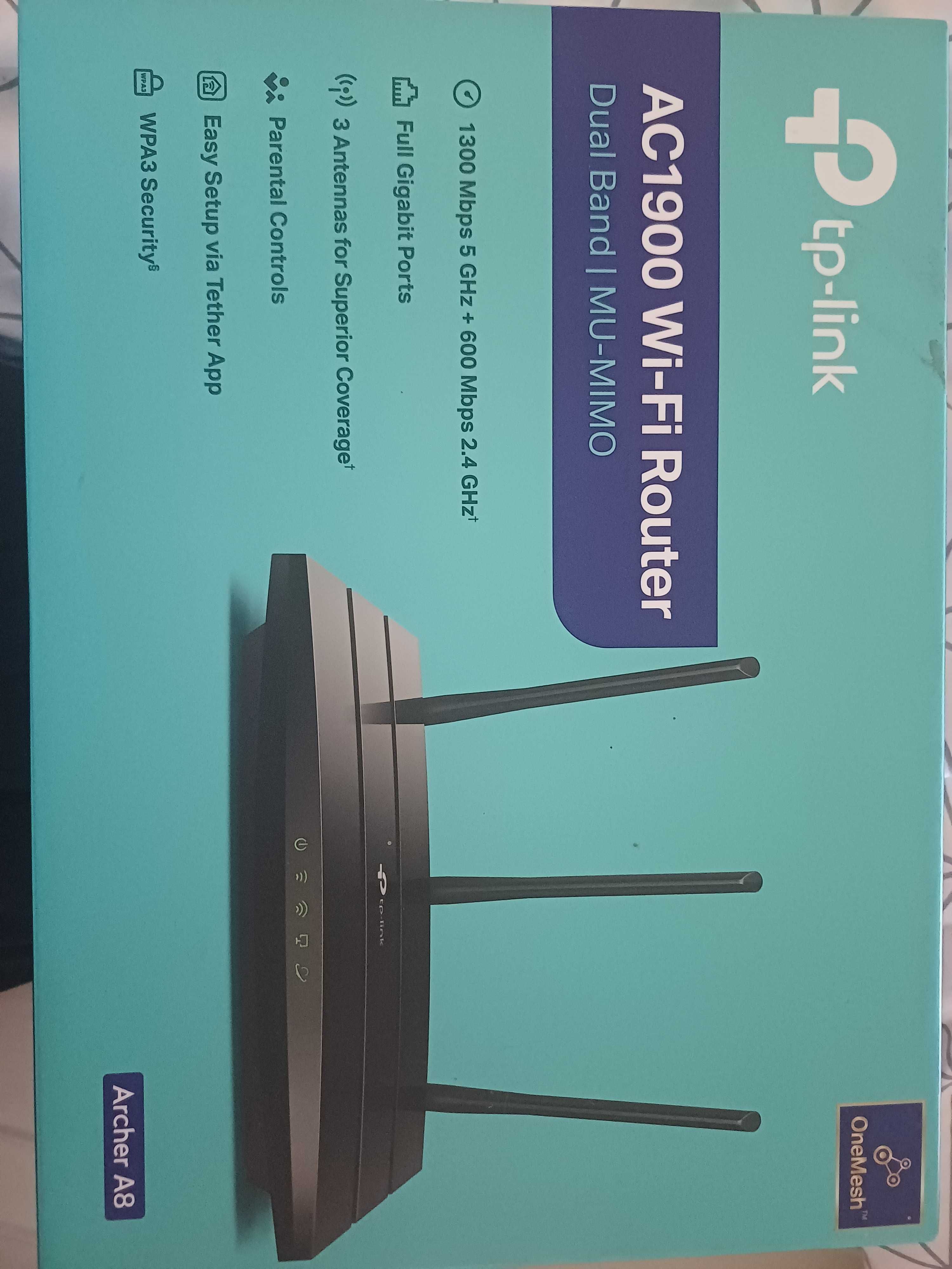 Router wi-fi bezprzewodowy tp-link AC1900 archer A8
