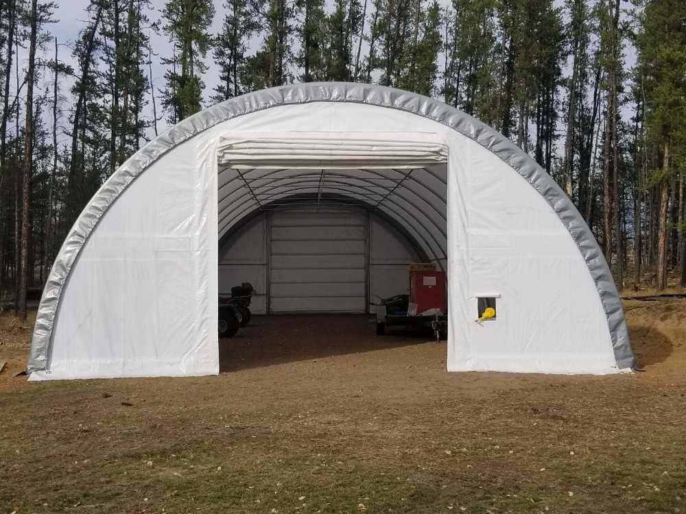 Hala namiotowa łukowa 9x26x4,5 m magazyn wiata konstrukcja ocynkowana