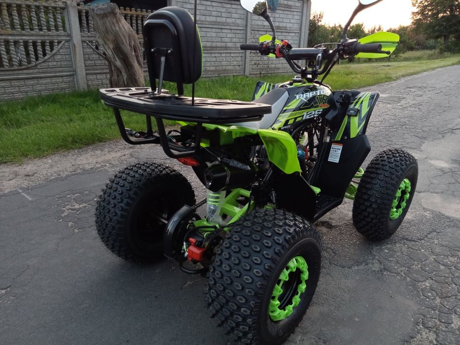 Quad XTR RAPTOR PRO 125 nowy 1+1 koła 8" gwarancja dostawa