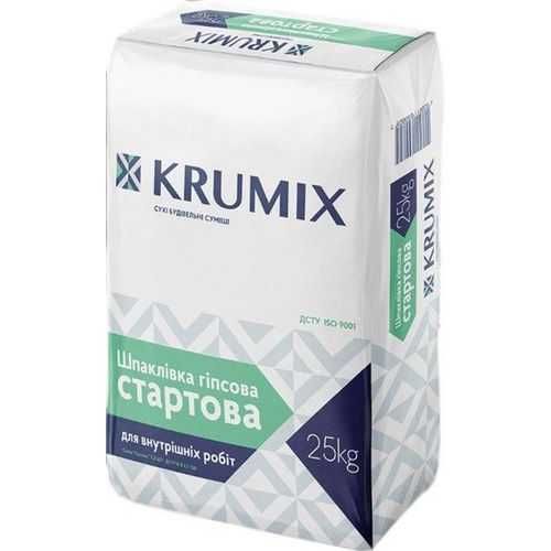 Штукатурка гіпсова KRUMIX Start 25 кг (45 шт)