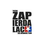 3x Naklejka/wlepka Infamous Team // Trzeba Zap - Czarna