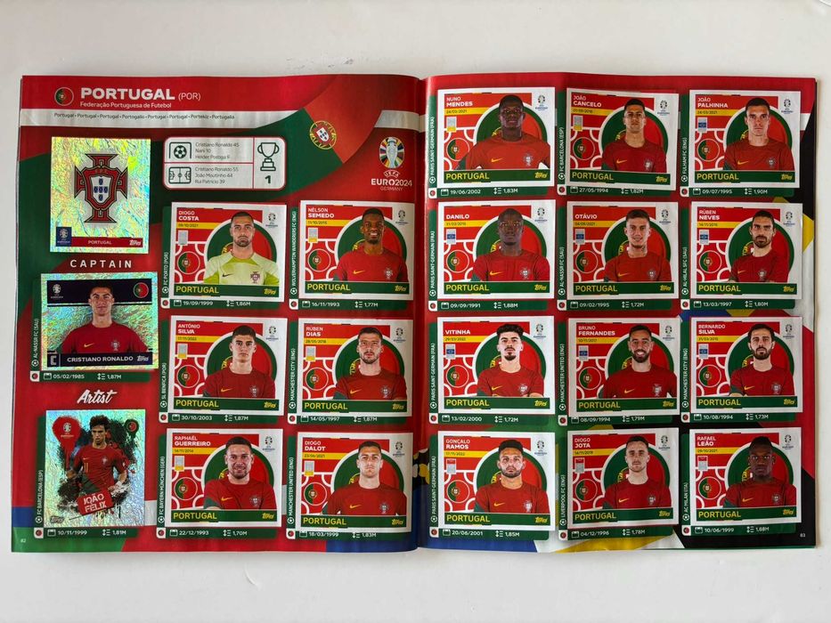 Album Caderneta completa Euro Germany 2024