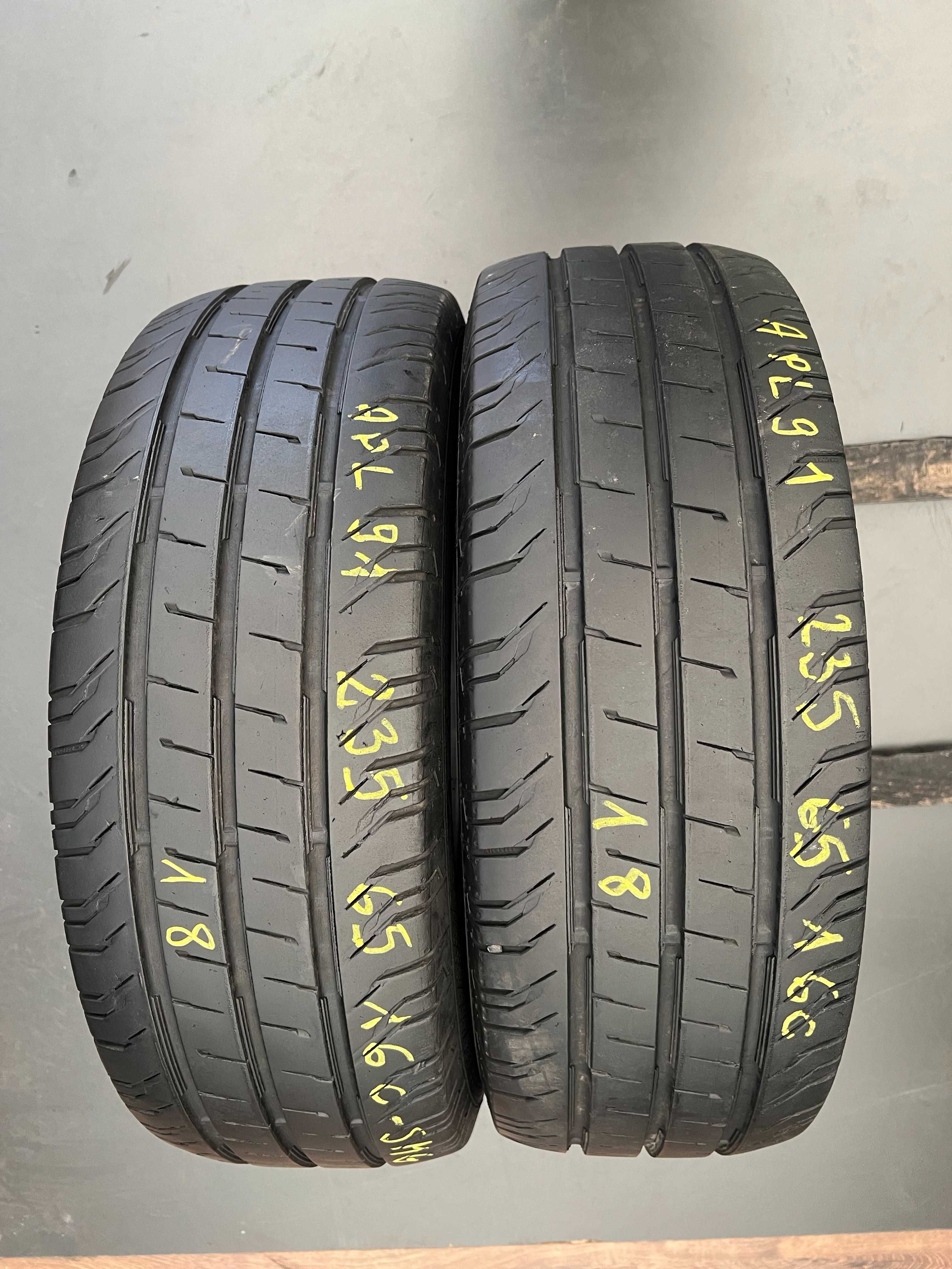 Opony letnie 235/65/R16C Continental ContiVanContact 200 / 8MM- 2 szt