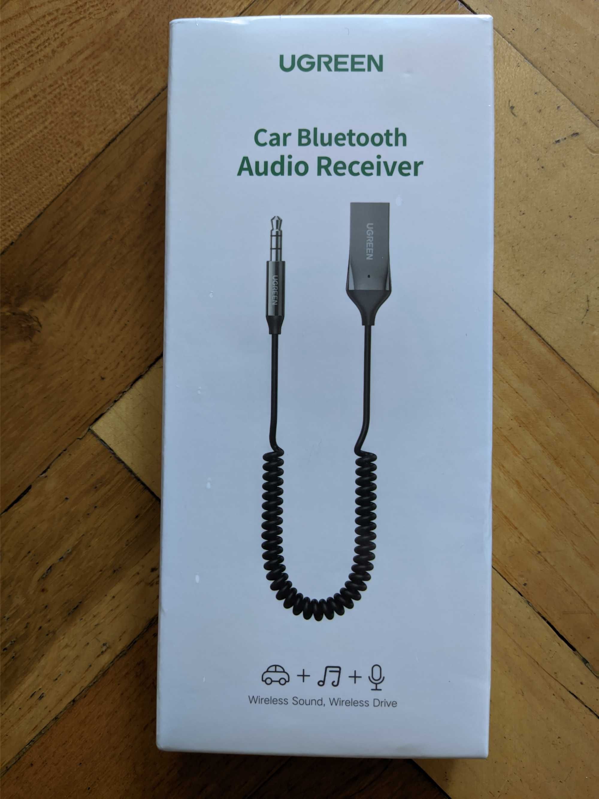 UGREEN аудіо приймач Bluetooth 5.0 AUX adapter блютуз адаптер ресивер