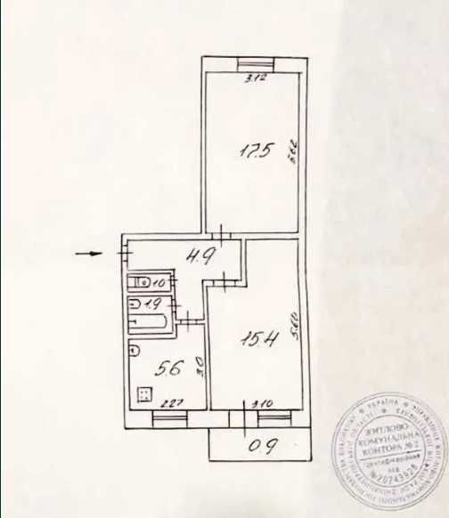 Продается 2х комн. квартира Военный городок 35 (Макулан)