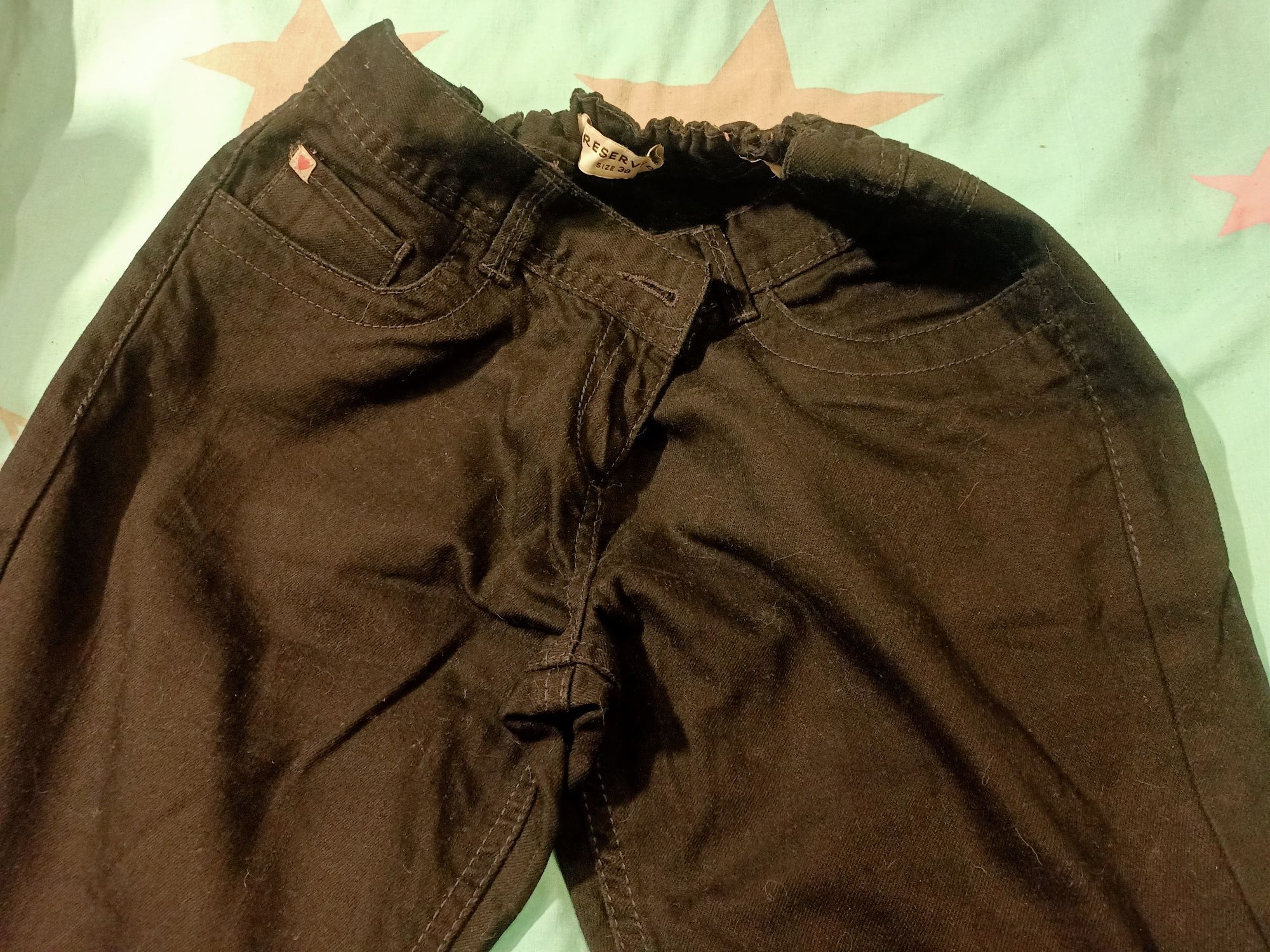 Легкі джинсові брюки чорні штани чоловічі, р.- 38.