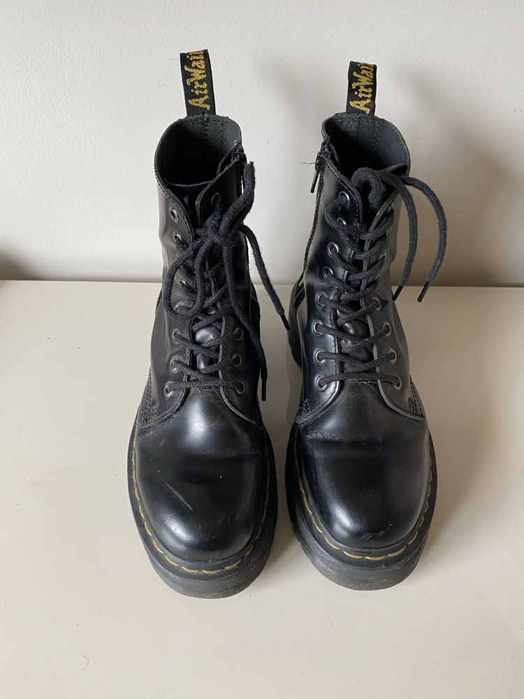 Dr Martens 38 platform boots black czarne