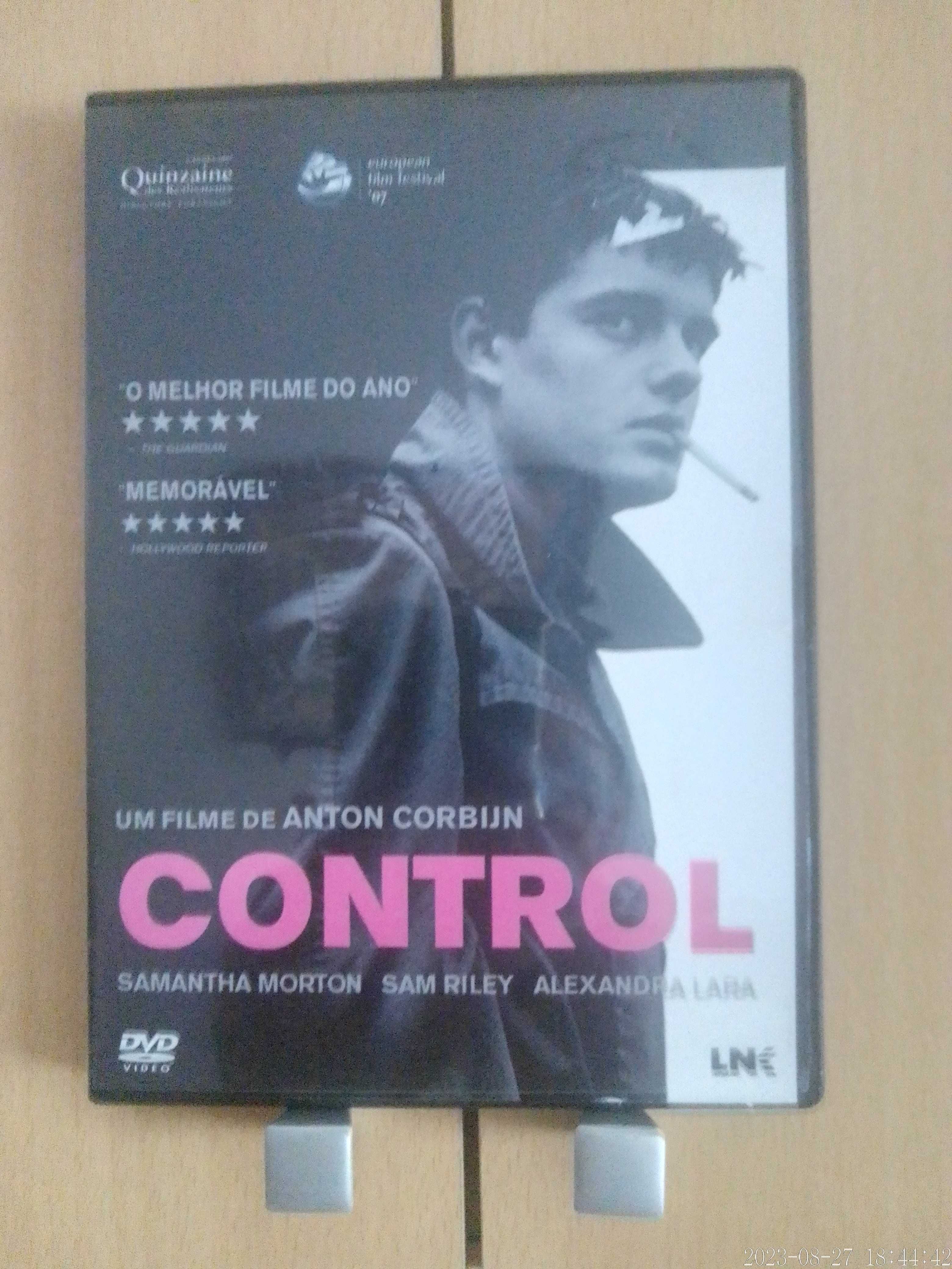 Dvd CONTROL Filme de Anton Corbijn  Ian Curtis LegPT Sam Riley Morton
