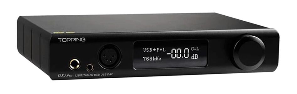 Przetwornik analogowo cyfrowy DAC Topping DX7s + pilot