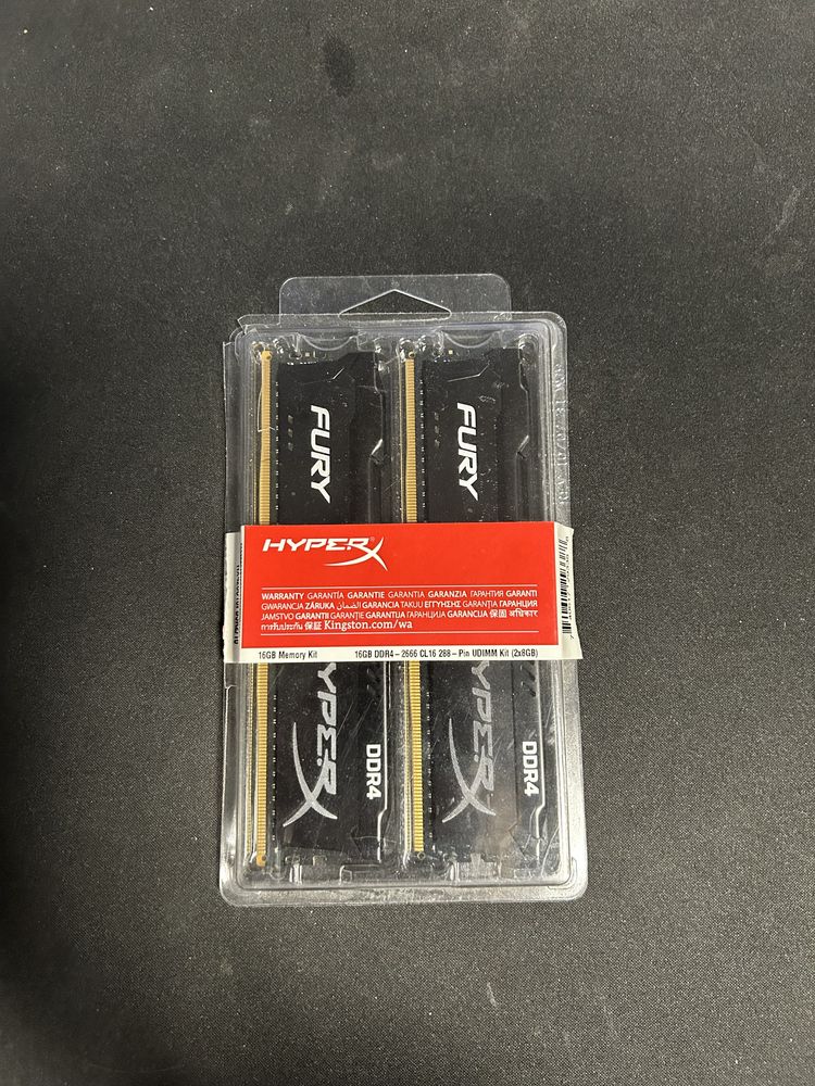 Оперативна памʼять HyperX 16 GB (2x8GB) DDR4
