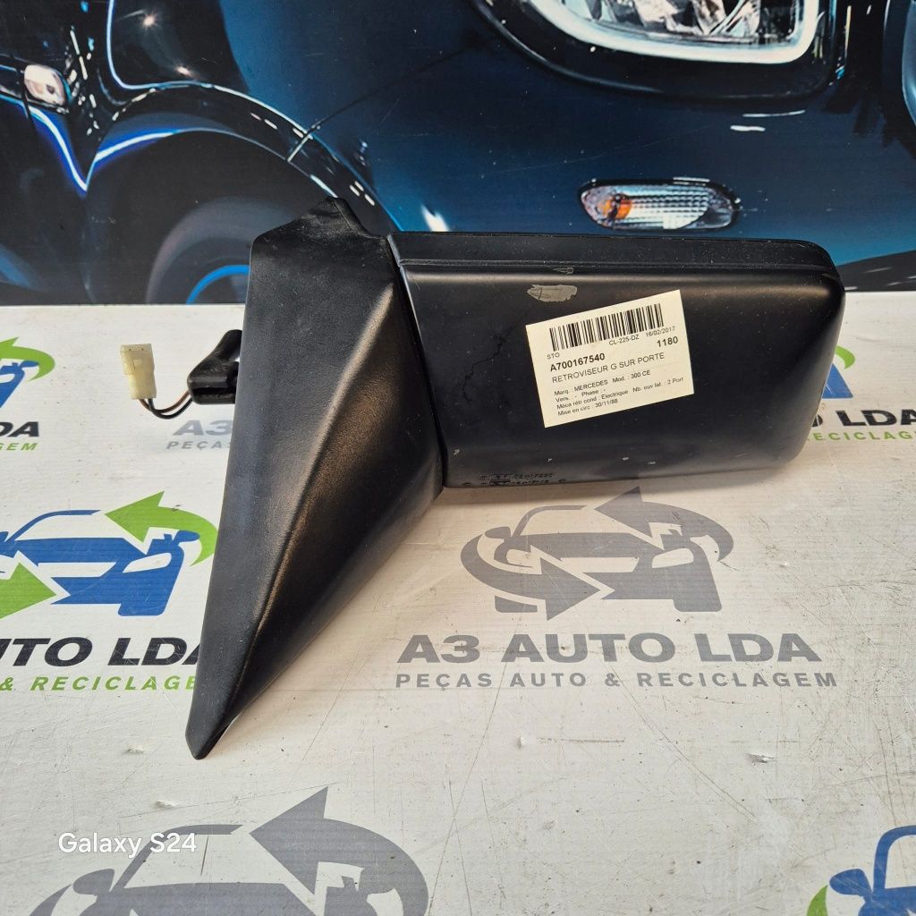 Espelho retrovisor esquerdo Mercedes 300CE 88