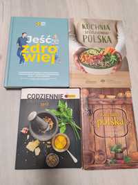 Zestaw książek do gotowania kuchnia śródziemnoPOLSKA zdrowa
