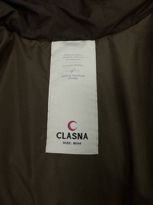 Женский удлиненный пуховик CLASNA