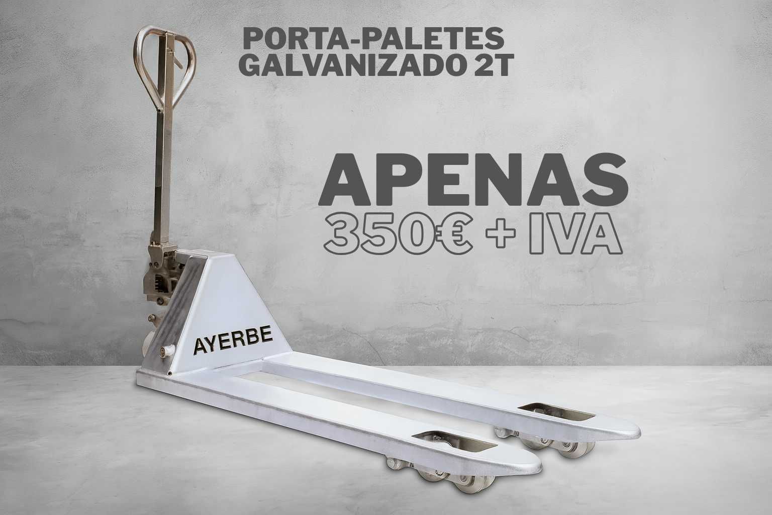 PORTA-PALETES ZINCADO/GALVANIZADO 2T AYERBE INDUSTRIA ALIMENTAR LL29
