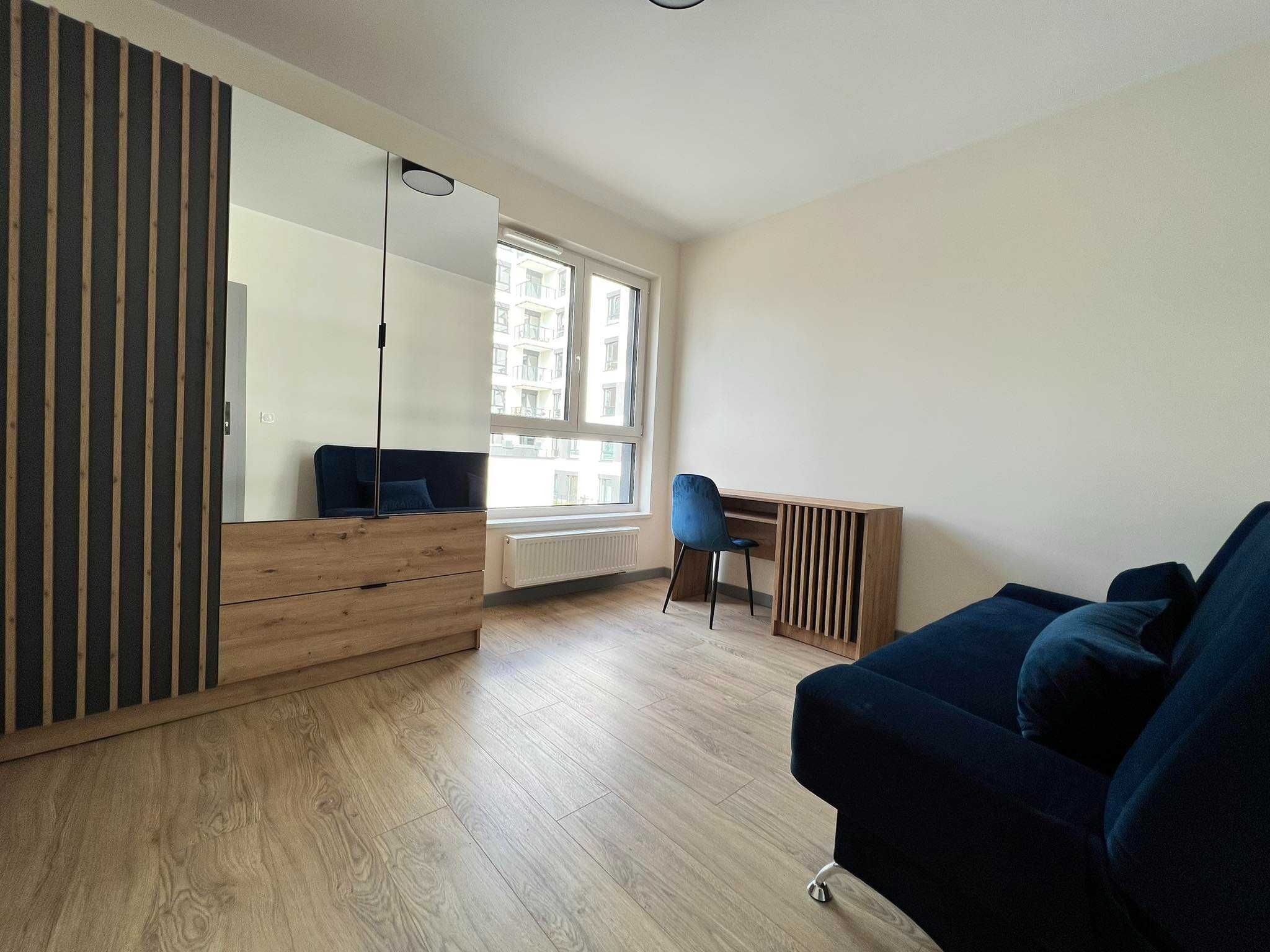 Pokój w nowoczesnym apartamencie – ul. Bokserska 71A, Mokotów