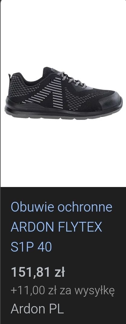 Buty robocze z blachą