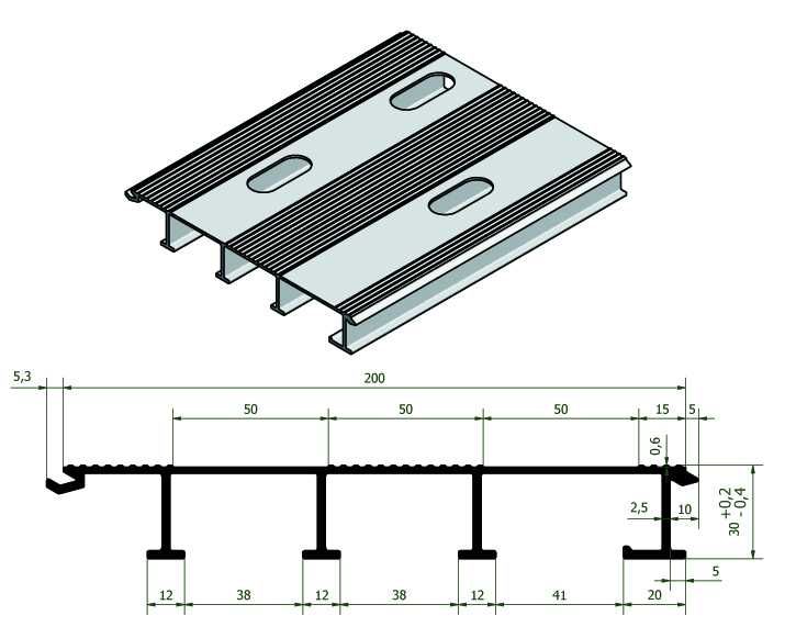 Platforma ALU 4500x2100mm + najazdy Najazd Autolaweta Cert. VDI 2700