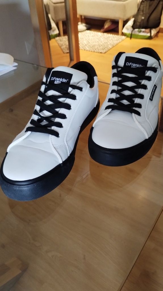 Sapatilhas D.Franklin Echo Low Black/White