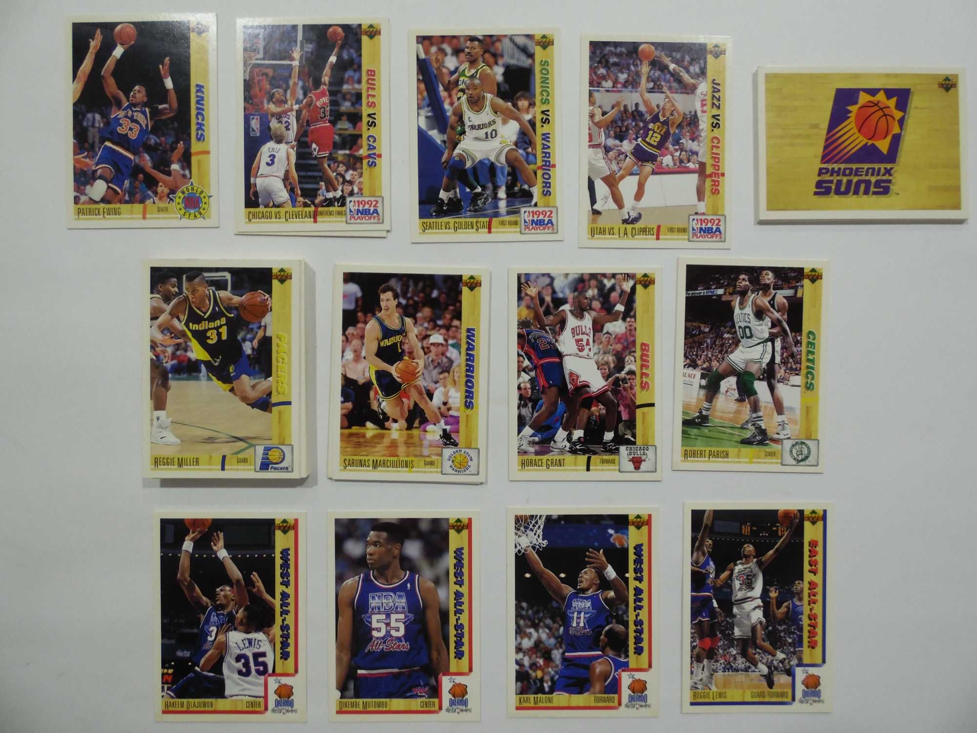 Lote de cartas da NBA Upper Deck