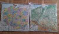 Puzzle mapa Polski PRL