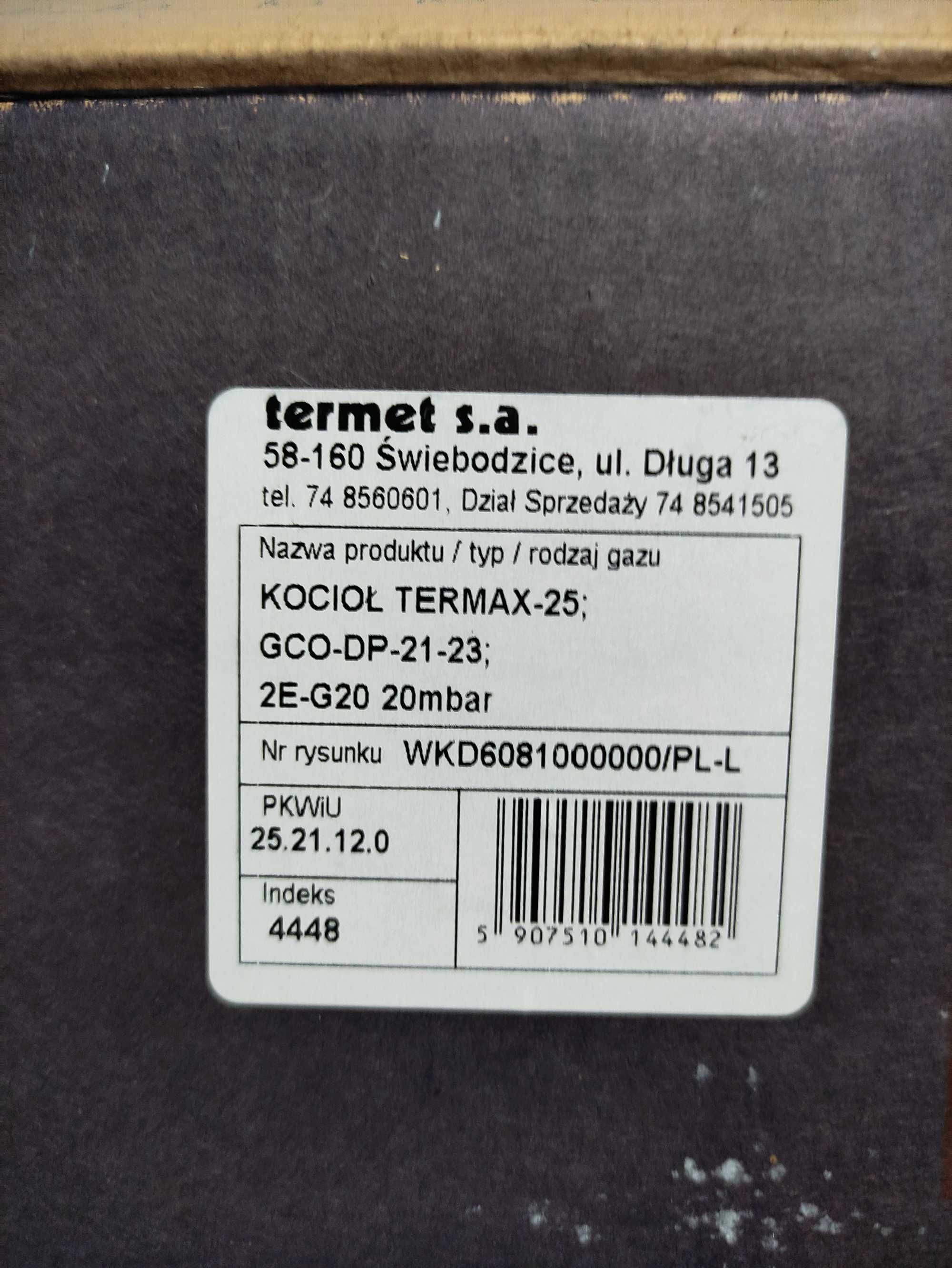 Piec gazowy Termet Termax-25