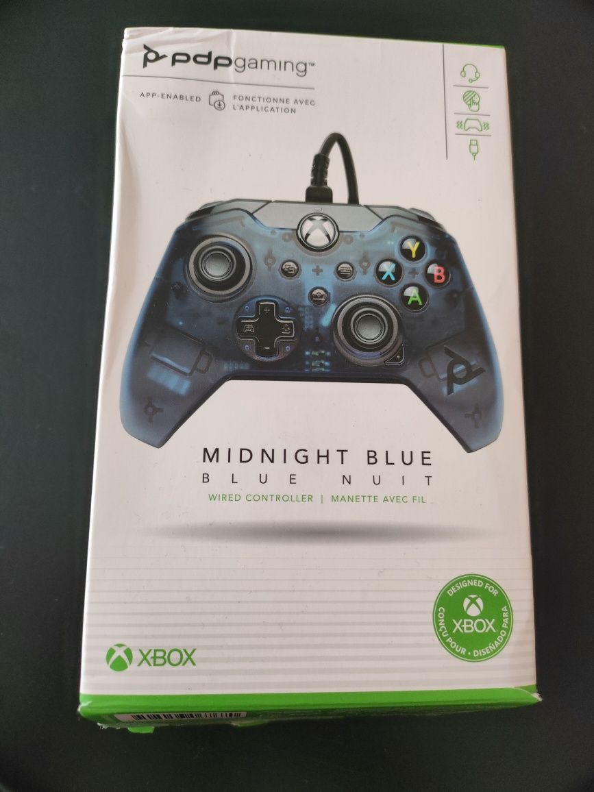 Pad do Xbox X pdpgaming niebieski przewodowy