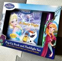 Frozen Pop-up Book & Flashlight Set z latarką po angielsku Kraina Lodu