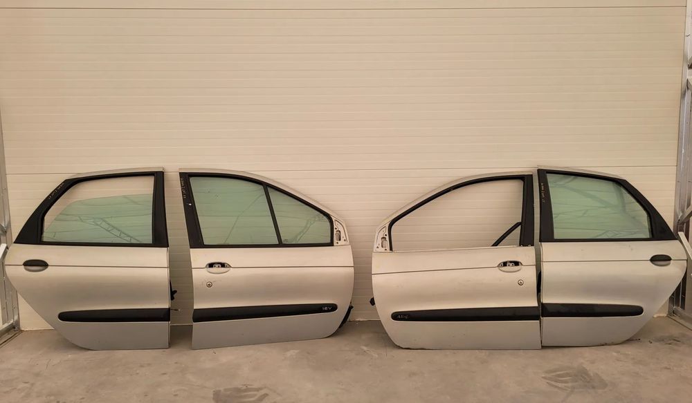 KOMPLET DRZWI LEWY PRAWY PRZÓD TYŁ RENAULT SCENIC I LIFT