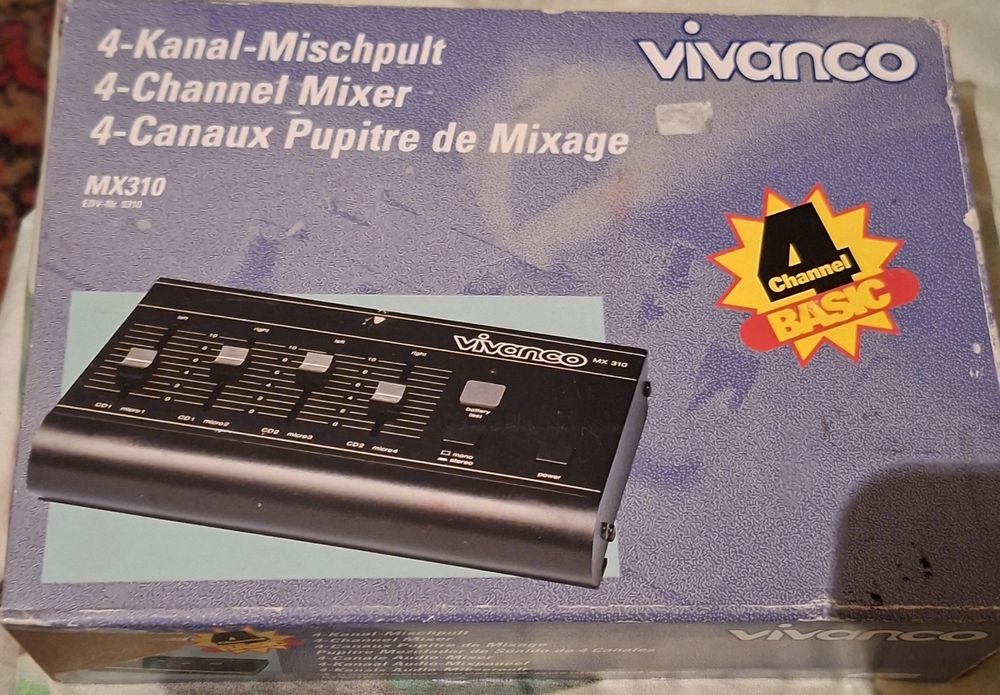 VIVANCO MX310  Микшерный пульт! Германия!