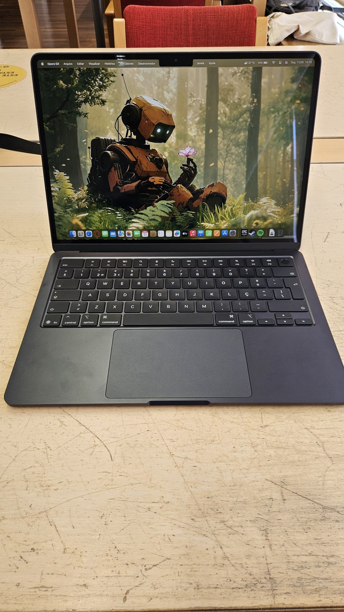 Mac book air M4 como novo