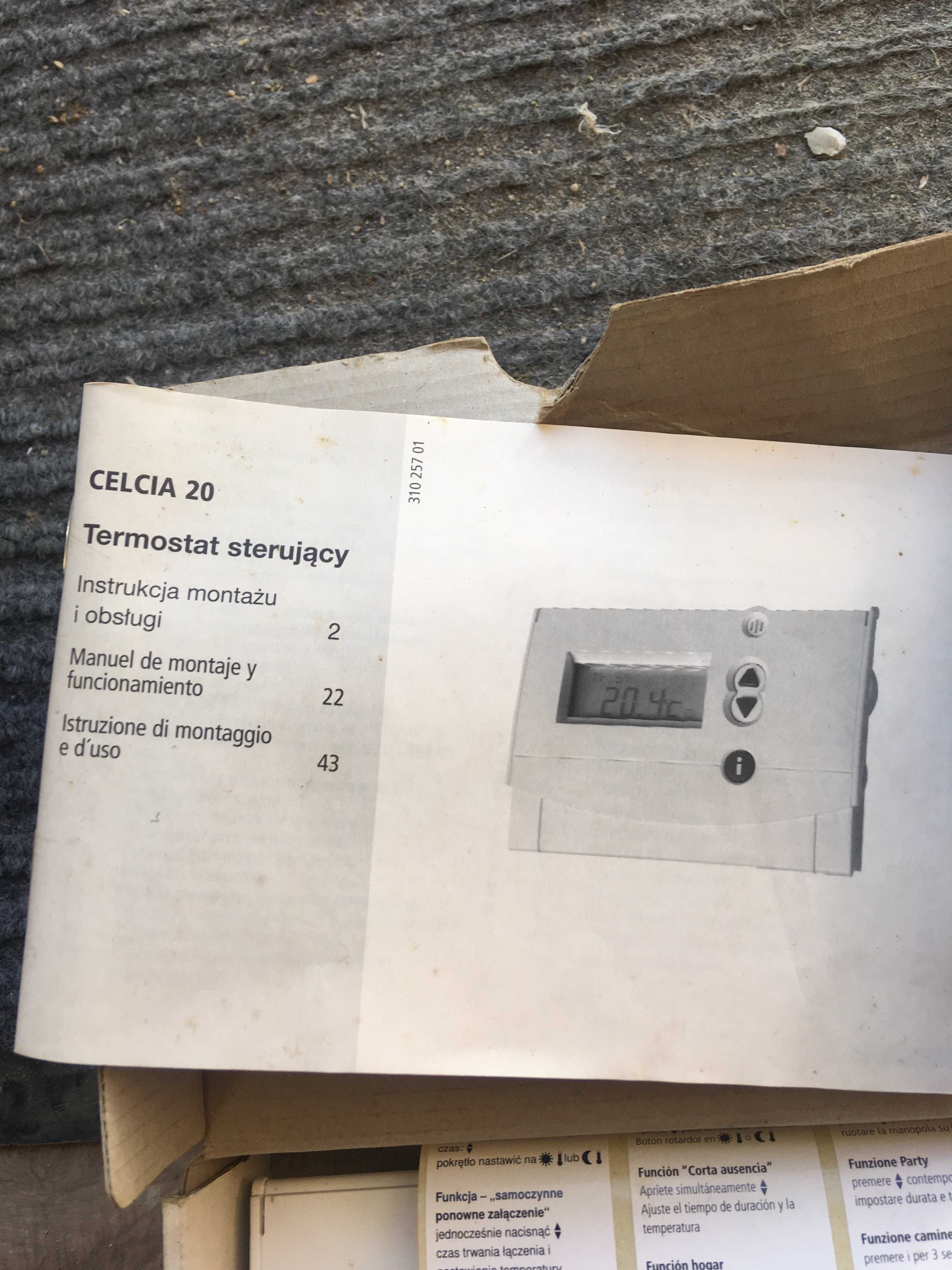 termostat sterujący celcia 20 cena za szt