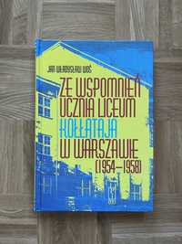 Książka Ze wspomnień ucznia liceum Kołłątaja Jan Władysław Woś