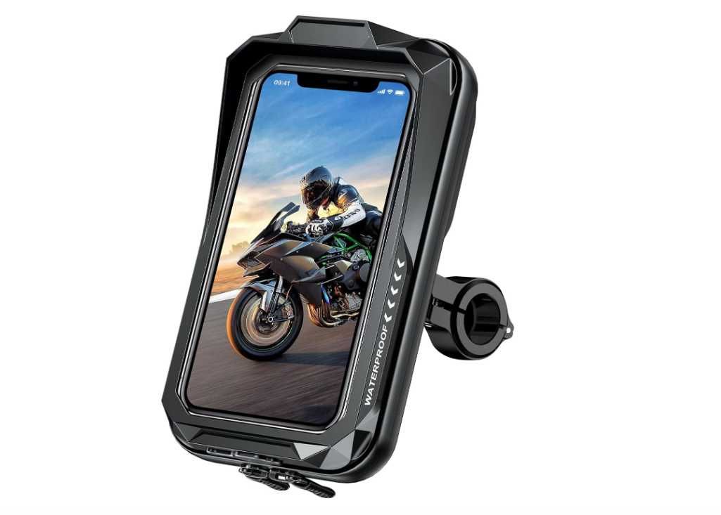 Wodoodporny uchwyt na telefon do motocykla 360° uchwyt na smartfon