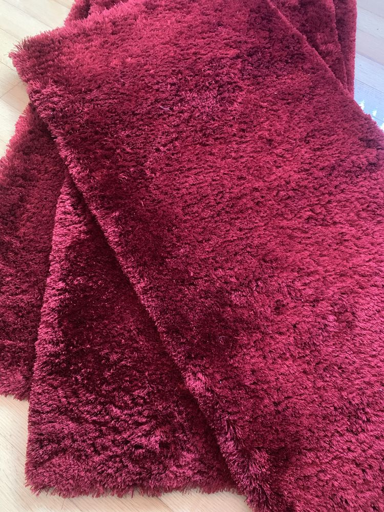 Conjunto de 3 Tapetes Bordeaux – Como Novos