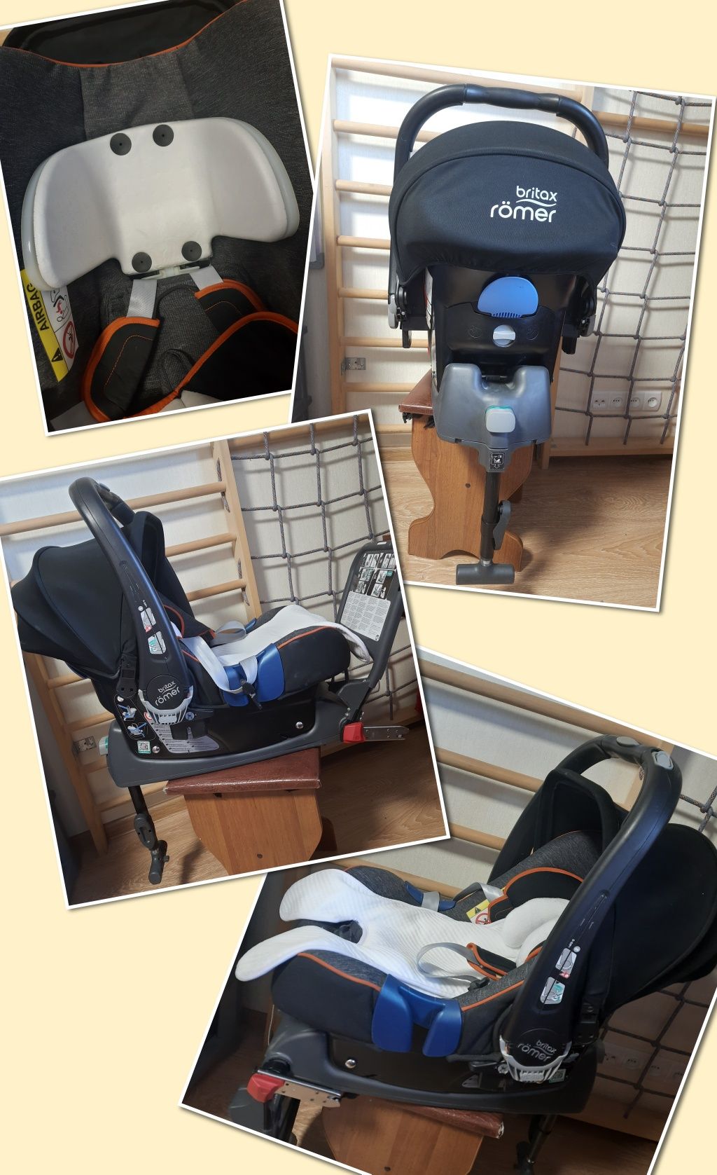 Автокрісло Britax Romer Baby-safe Plus SHR II -BR на базі isofix.