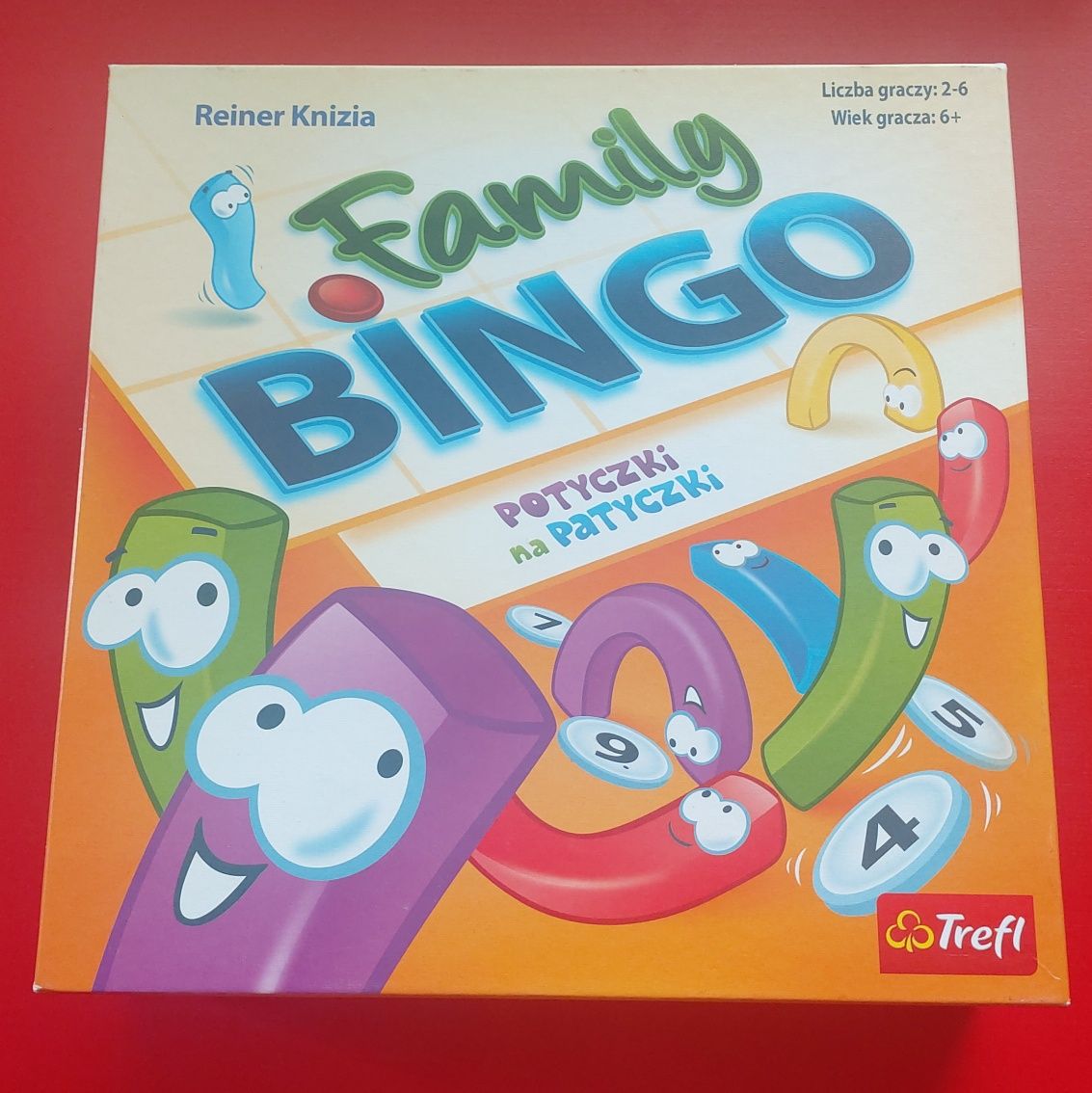 Gra zręcznościowa towarzyską planszowa family bingo