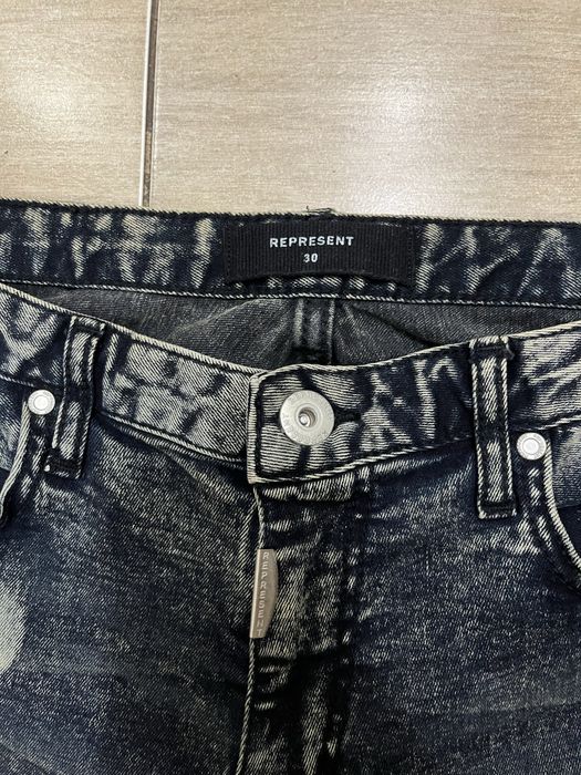Represent Clothing Thrashed Mud Denim Jeans Sz. 30