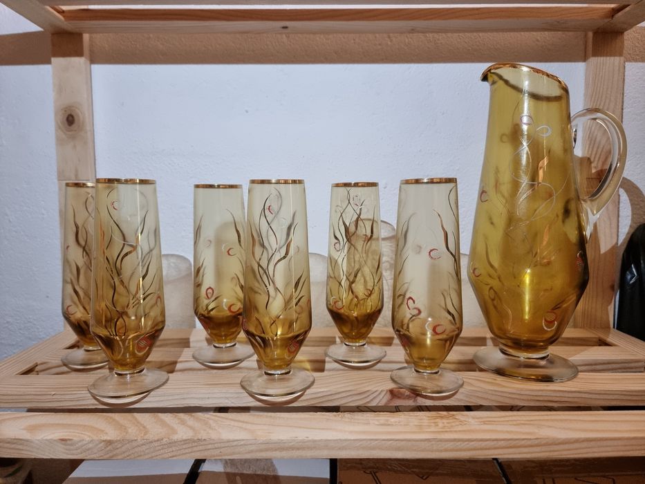 Conjunto 6 copos e 1 jarro